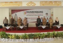Asisten 2 Provinsi Lampung Bapak Ir Kusnardi M.Agr.,Ec buka Musrenbang Kabupaten Tulang Bawang