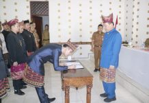 Lantik Ikatan Muli Menganai Kabupaten Tulang Bawang, Penjabat Bupati Tulangbawang Berikan Wejangan Penting