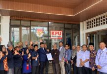 Polres Mesuji Laksanakan Pengamanan di Kantor KPUD Kabupaten Mesuji