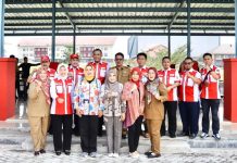 Ketua PMI Provinsi Lampung Tinjau Lokasi dan Rakor Persiapan Pelaksanaan Jumpa Bakti Gembira PMR Tingkat Nasional IX