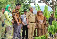Pj. Bupati Lampung Barat Drs. Nukman., MM Lakukan Peninjauan Lahan