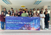 Mahasiswa Biologi FMIPA Ikuti Student Mobility Programme UM