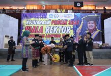 Prof. Lusmeilia Buka Kejuaraan Pencak Silat Piala Rektor Unila 2023