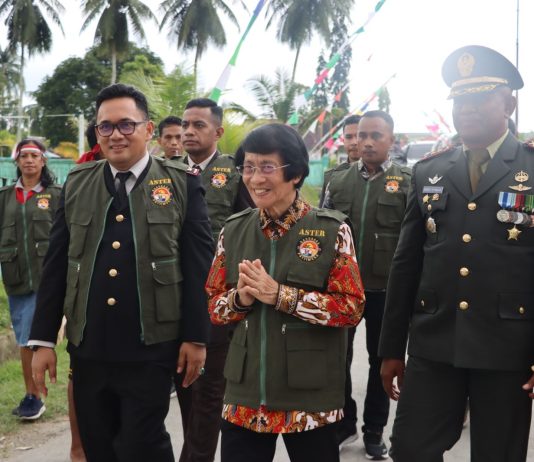 AKBP Dennie Dampingi Ketua LPAI Kunjungi Kampung Pancasila di SBB