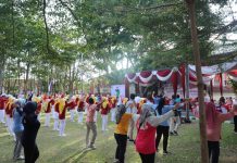 Tingkatkan Kebersamaan dan Solidaritas, Unila Gelar Senam Bersama dan Lomba Tradisional