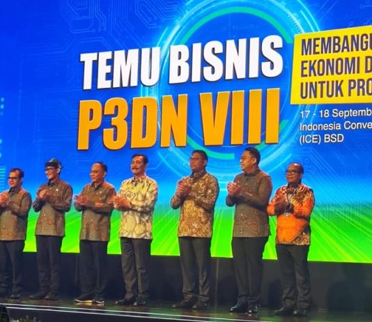 Pj. Gubernur Lampung Hadiri Temu Bisnis Aksi Afirmasi Peningkatan Penggunaan Produk Dalam Negeri (P3DN)