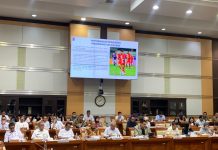Pj. Gubernur Lampung Samsudin Dampingi Menpora pada Rapat Kerja DPR di Sela Tugas Sebagai Pj. Gubernur