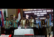 Pilkada Tuba 2024, Winarti – Reynata 01, Qudratul – Hankam 02 dan Hendriwansyah – Danial Anwar 03