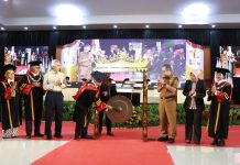 Dies Natalis ke-10, Itera Luncurkan Pusat Mitigasi Gempa dan Tsunami Sumatera, Sekdaprov Fahrizal Berharap Itera Makin Kuat Tegakkan Tri Dharma Perguruan Tinggi