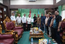 Pj. Bupati Pringsewu menerima Audiensi PD IWO Pringsewu yg didampingi PW IWO Lampung