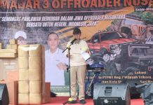 Pj. Sekdaprov Fredy Tutup Acara Main Bareng Offroader Nusantara III dalam rangka Hari Pahlawan Tahun 2024 sekaligus Anniversary SKIn ke-23