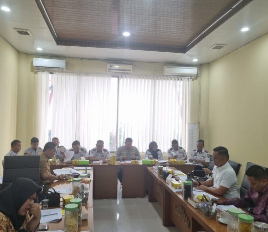 Raker Komisi lll DPRD kota Bandarlampung Dengan Dishub.Rama Ali Soroti Kemacetan Jalan dan Uji Kir.