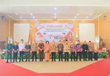 Acara Pisah Sambut Kepala Kejaksaan Negeri (Kajari) Way Kanan di Gedung Pusiban Berlangsung Penuh Haru
