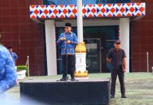 Pemerintah Kabupaten Way Kanan menggelar Apel Bulanan di Lingkungan Pemerintah Kabupaten