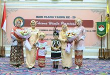 Pj. Sekdaprov Lampung Hadiri HUT ke-25 Dharma Wanita, Penguatan Transformasi Organisasi Dharma Wanita Menuju Indonesia Emas 2045