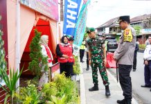 DANDIM 0422/LB DAN KAPOLRES LAMPUNG BARAT GELAR PATROLI POS PENGAMANAN NATAL DAN TAHUN BARU
