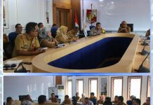Serketaris Daerah Lampung Utara Drs. H. Lekok M.M Pimpin Rapat Sambut Kehadiran Menteri BKKBN di Kabupaten Lampung Utara