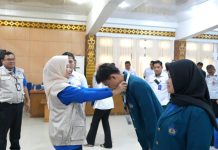 Rektor Kunjungi Pelepasan KKN MBKM I di Lampura