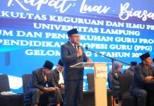 FKIP Gelar Yudisium dan Pengukuhan Guru Program PPG Prajabatan Gelombang I 2024