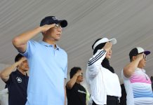 Gubernur Lampung Terpilih Rahmat Mirzani Djausal dan Wakil Gubernur Terpilih Jihan Nurlela Jalani Gladi Kotor Pelantikan di Halaman Monas Jakarta Pusat
