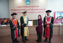 Promosi Doktor Hukum ke-30 di Unila: Model BUMdes Berbadan Hukum