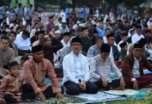 Pemerintah Kabupaten Lampung Utara Gelar Sholat Ied Berjamaah Dan Halal Bihalal.