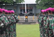 Brigif 4 Marinir/BS: Gelar Apel Gabungan Brigif 4 Mar/BS Wilayah Lampung dalam rangka penyiapan Upacara Validasi Organisasi Korps Marinir