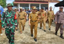 Bupati Lampung Utara didampingi Forkopimda Tinjau Pelaksanaan TMDD ke-123 di Desa Subik