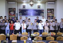 Biro RLMG Lampura Hadiri Telekonferensi Buka Bersama Kapolri, Kapolda dan Kapolres