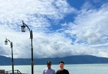 Ketua Umum BPC HIPMI Lampung Barat Dampingi Ketua DPRD Provinsi Lampung Tinjau Pasar Tematik Lumbok Seminung