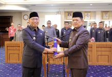 Muhammad Firsada Resmi Menjabat Sebagai Sekretaris Daerah Provinsi Lampung Setelah di Lantik Gubernur Lampung Rahmad Mirzani Djausal