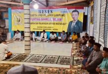 Mustika Serap Aspirasi Warga Pondok Pesantren Darrul Iptidayah Pesawaran