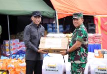 Gubernur Lampung Peduli Bencana Gempa Myanmar dengan Beri Bantuan Melalui Brigade Infantri (Brigif) 4 Ma/BS Lampung
