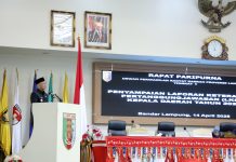 Gubernur Mirza Sampaikan LKPJ Kepala Daerah Tahun Anggaran 2024 dalam Rapat Paripurna DPRD Provinsi Lampung