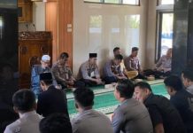 Jelang 40 Hari Wafat Tiga Prajurit Bhayangkara Sejati, Polres Way Kanan Kembali Gelar Doa Bersama