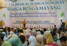 Hadiri Halal Bihalal Masyarakat Sungkai Bunga Mayang, Gubernur Mirza Perkuat Langkah Terwujudnya Kabupaten Sungkai Bunga Mayang yang telah Diperjuangkan Lebih dari Dua Dasawarsa
