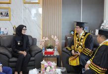 Wagub Jihan Nurlela Hadiri Sidang Senat Terbuka Pengukuhan 15 Guru Besar UIN Raden Intan Lampung