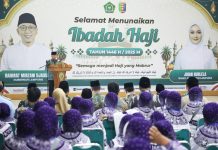 Gubernur Mirza Lepas Keberangkatan Kloter Pertama Jemaah Haji Lampung Tahun 2025, Disiapkan Dana Olah Atei sebesar Rp1 juta untuk Setiap Jemaah