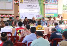 Pemkab Lampung Utara Hadiri Sosialisasi Rehabilitasi Irigasi Way Bumi Agung
