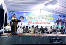 Menyambut Tahun Baru Islam 1447 H, Lampung Utara Bersholawat Penuh Khidmat dan Kebersamaan