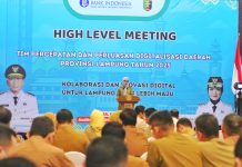 Lampung Menuju Ekosistem Digital Terpadu, TP2DD Gelar High Level Meeting 2025
