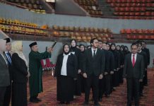 Pengambilan Sumpah PNS Unila, 170 Dosen dan Tendik Resmi Disumpah