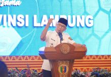 Pengurus KONI Lampung Resmi Dikukuhkan, Gubernur Dorong Peran Aktif KONI Pada Pembangunan Bidang Olahraga