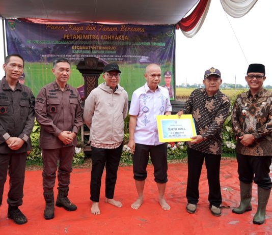 Panen Raya di Trimurjo, Lampung Siap Jadi Garda Terdepan Ketahanan Pangan Nasional