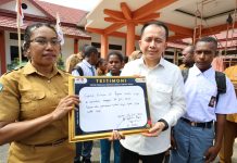 Pj Gubernur Agus Fatoni Tinjau Sekolah Rakyat di Kabupaten Sarmi: 30 Juli Sudah Siap Digunakan