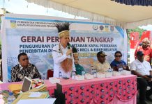 Pj Gubernur Papua Agus Fatoni Tinjau Langsung Gerai Perikanan Tangkap di Pulau Cina Kecil: Dorong Legalitas-Kesejahteraan Nelayan