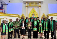 Pj Gubernur Agus Fatoni Kunjungi Gereja Sion Padang Bulan, Ajak Warga Wujudkan Pilkada Damai dan Papua Sejahtera