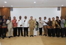 Jelang PSU, Pj Gubernur Agus Fatoni Silahturahmi bersama 38 Paguyuban dan Tokoh Agama se-Papua