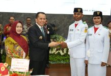 Hadiri Resepsi Kenegaraan, Pj Gubernur Agus Fatoni: Jadikan Momen Refleksi Kita Semua