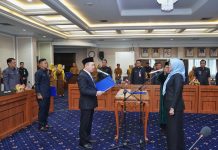 Gubernur Lampung Lantik Pejabat Pimpinan Tinggi Pratama di lingkungan Pemprov Lampung